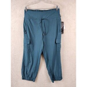 Kyodan Women's Capri Track Pants Teal Size M